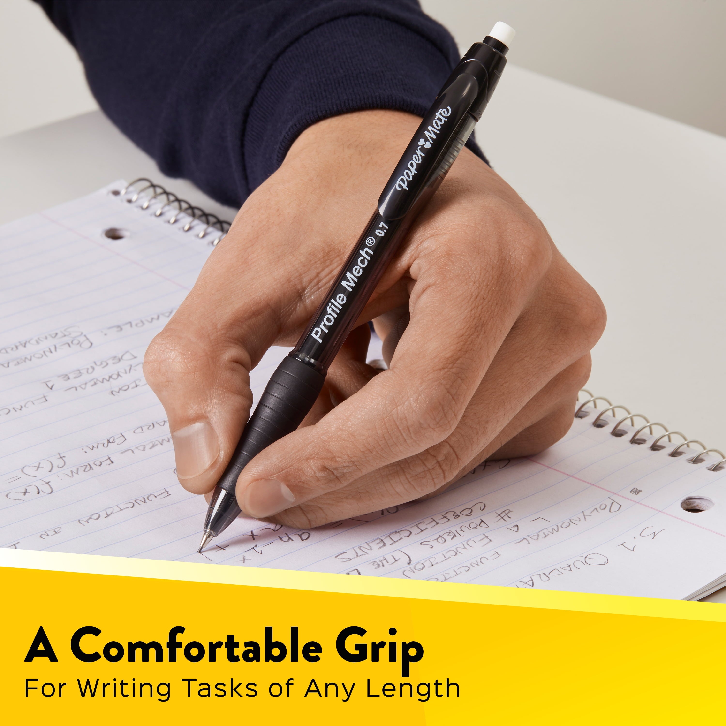 Paper Mate Profile Mechanical Pencil Set, 0.7mm #2 Pencil Lead, 12 Count