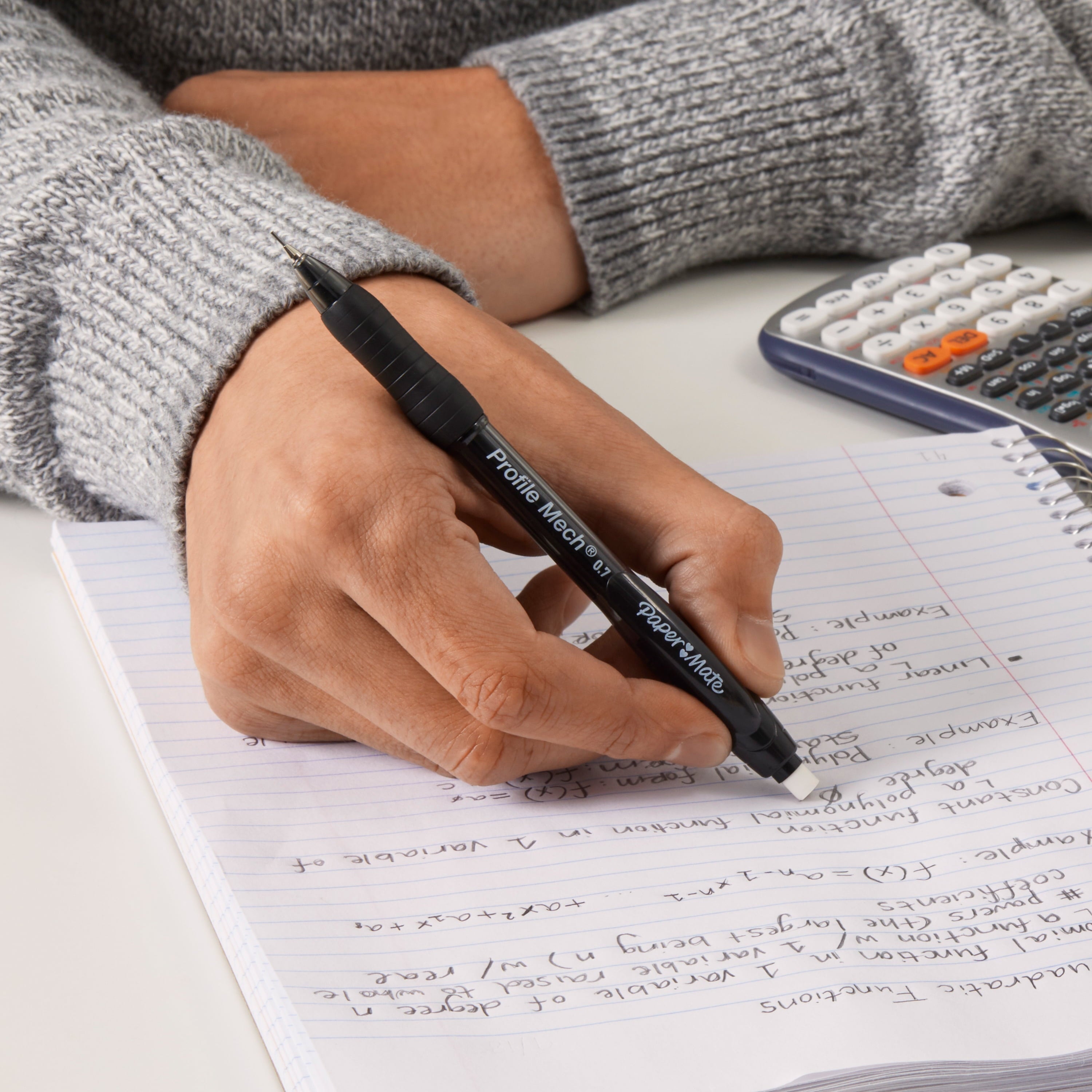 Paper Mate Profile Mechanical Pencil Set, 0.7mm #2 Pencil Lead, 12 Count