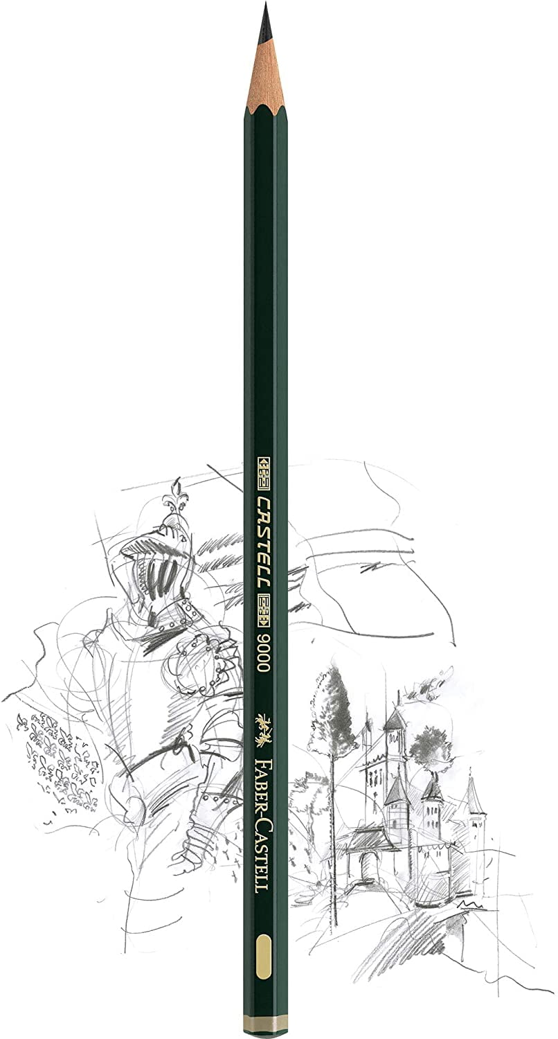Faber-Castell 9000 – Set of 12 Graphite Pencils