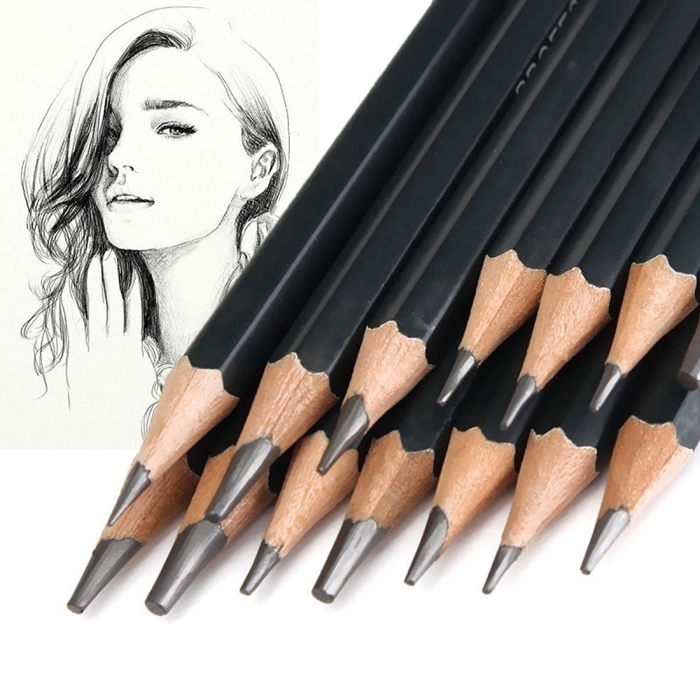 Openpig Drawing Sketch Pencil Set 14 PCS Sketching Pencils (6H - 12B) Graphite Pencils for Kid Adults Artists Student Beginners Professional