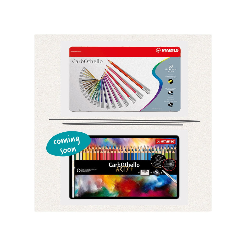 STABILO CarbOthello Pastel Pencil Set, 60-Color Set