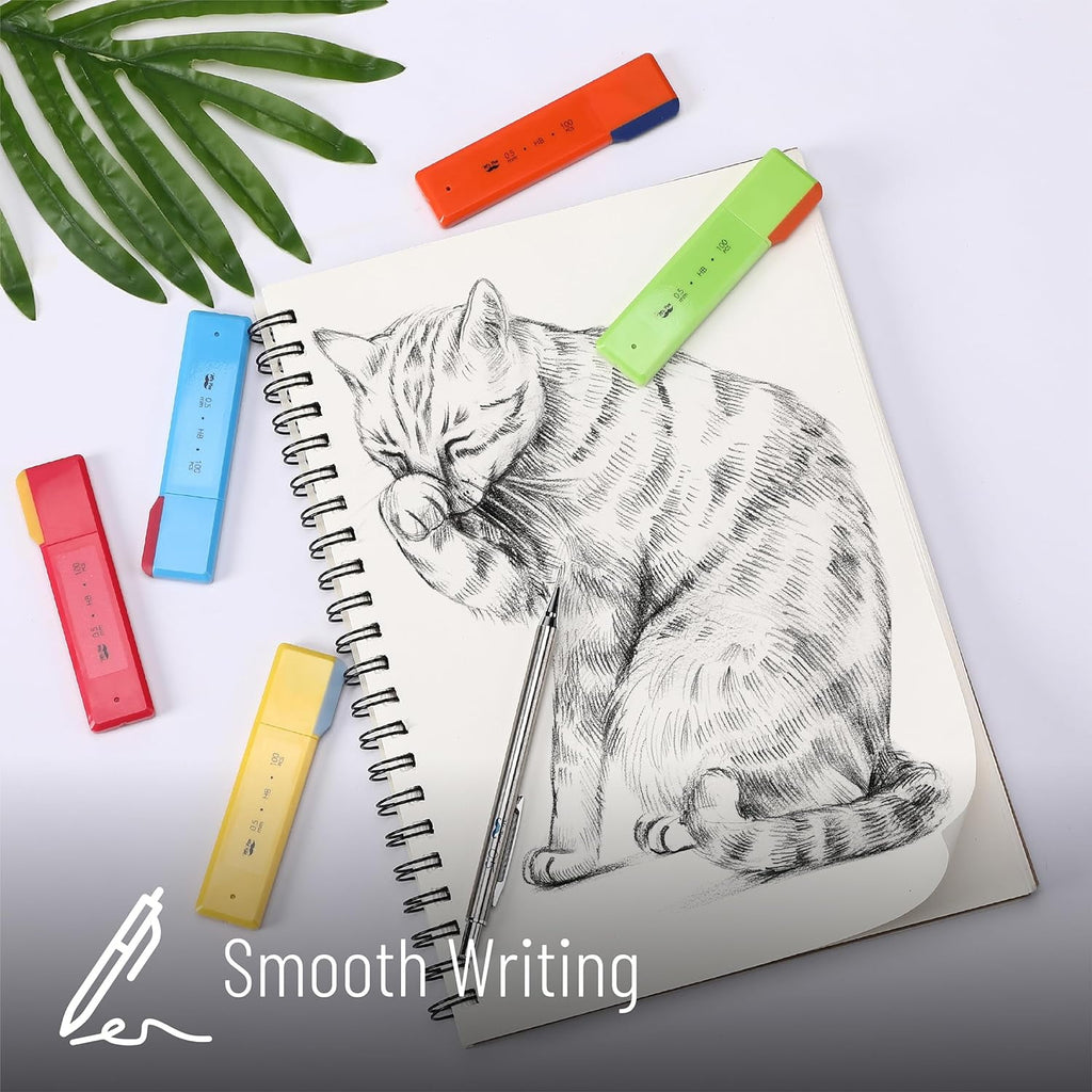 Mr. Pen- 0.5 Millimeter Lead Refills for Mechanical Pencils, HB, 5 Pack, 500 PCS, 0.5 Lead Refill