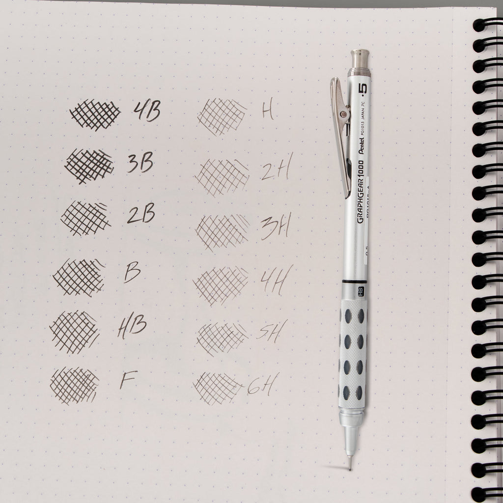 Pentel Super Hi-Polymer Refill Lead, Fine Point 0.5mm, 6-Count