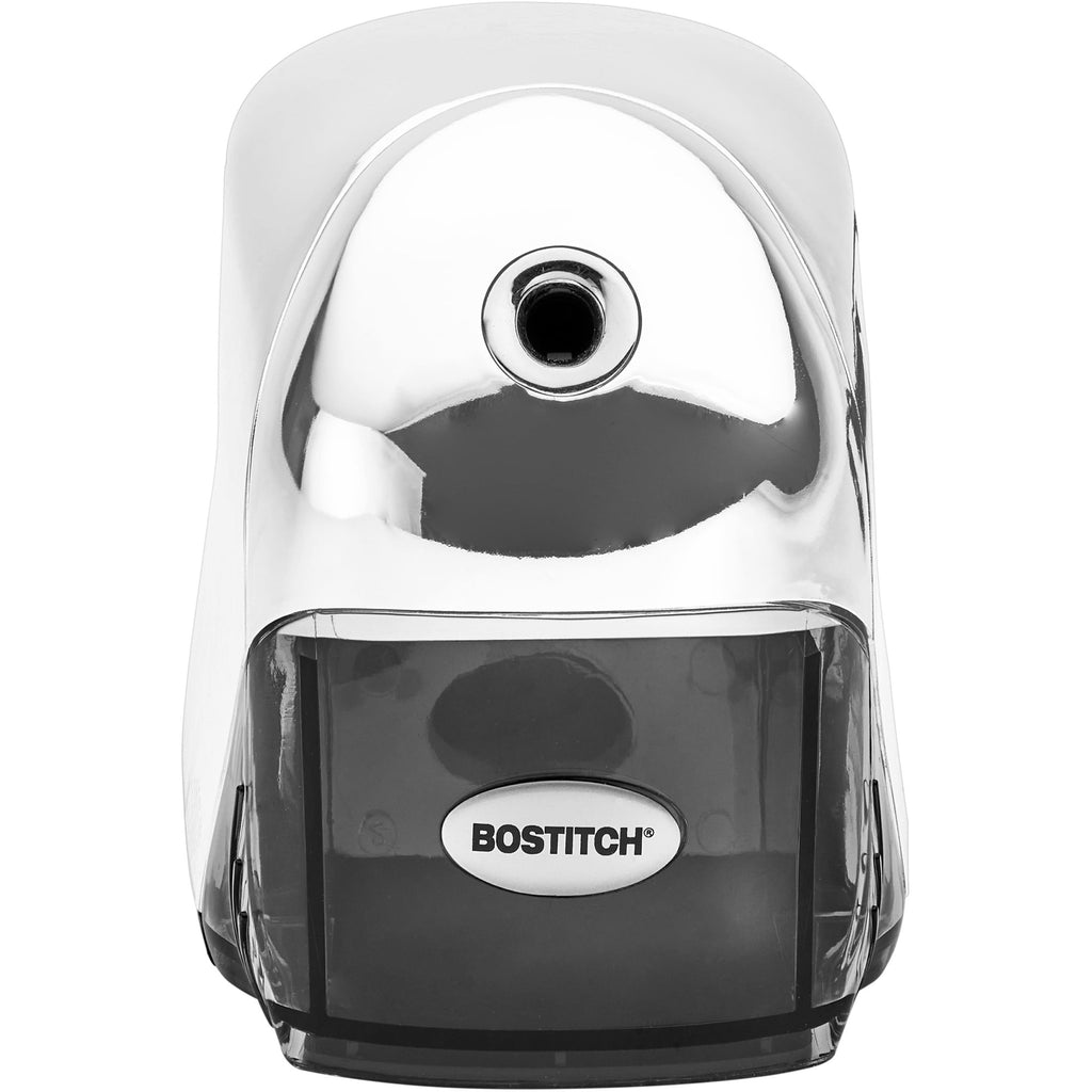 Bostitch Office QuietSharp Executive Heavy Duty Electric Pencil Sharpener, Colored-Pencil Compatible, Chrome