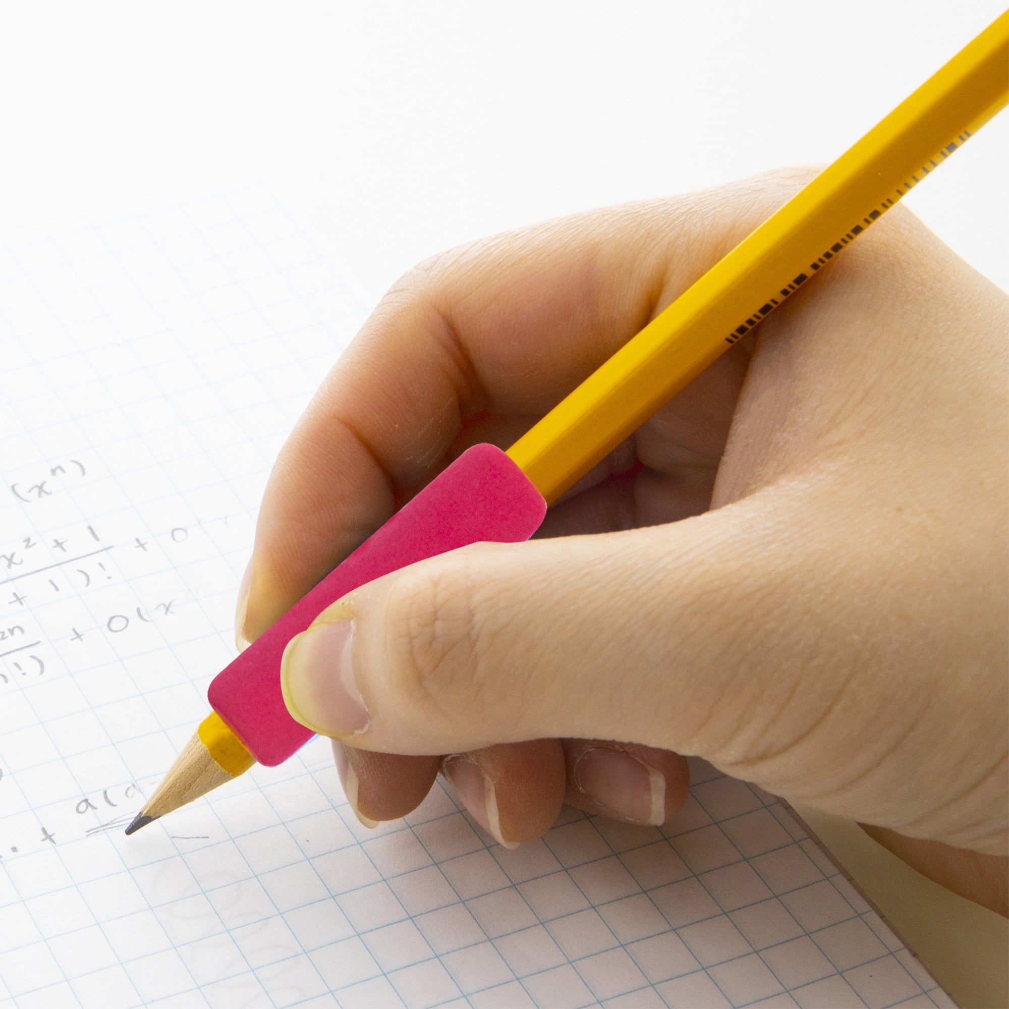 BAZIC Pencil Grip Soft Foam Pen Grip, Assorted Color (8/Pack), 24-Packs