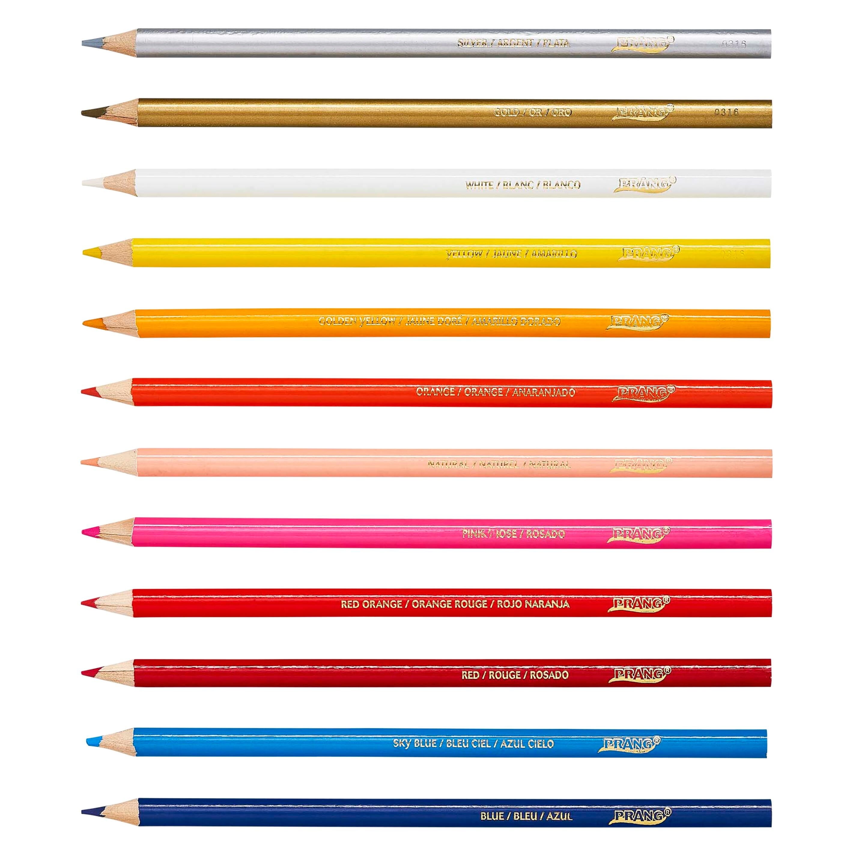 Prang Colored Pencils, Assorted Colors, Set of 24
