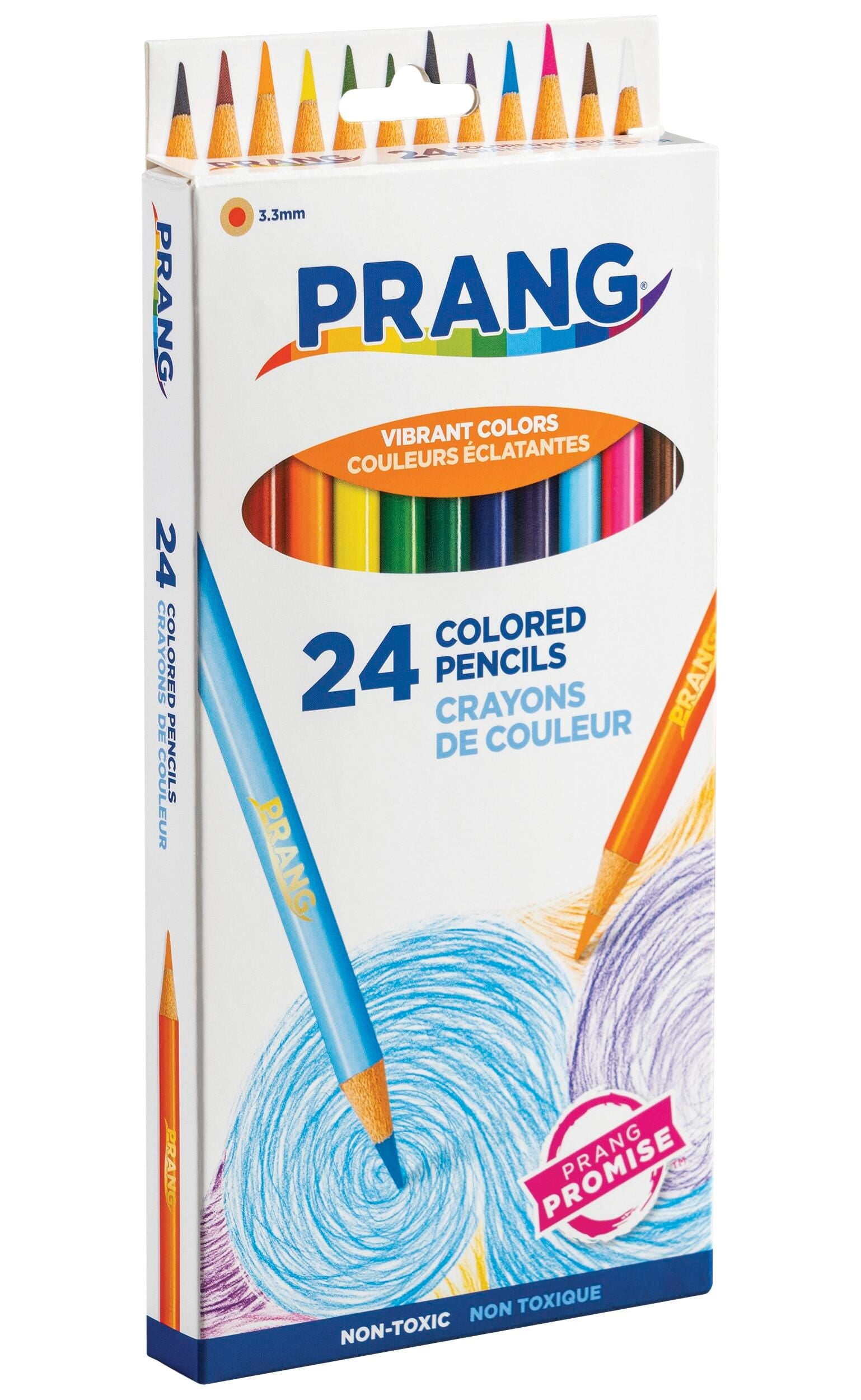 Prang Colored Pencils, Assorted Colors, Set of 24