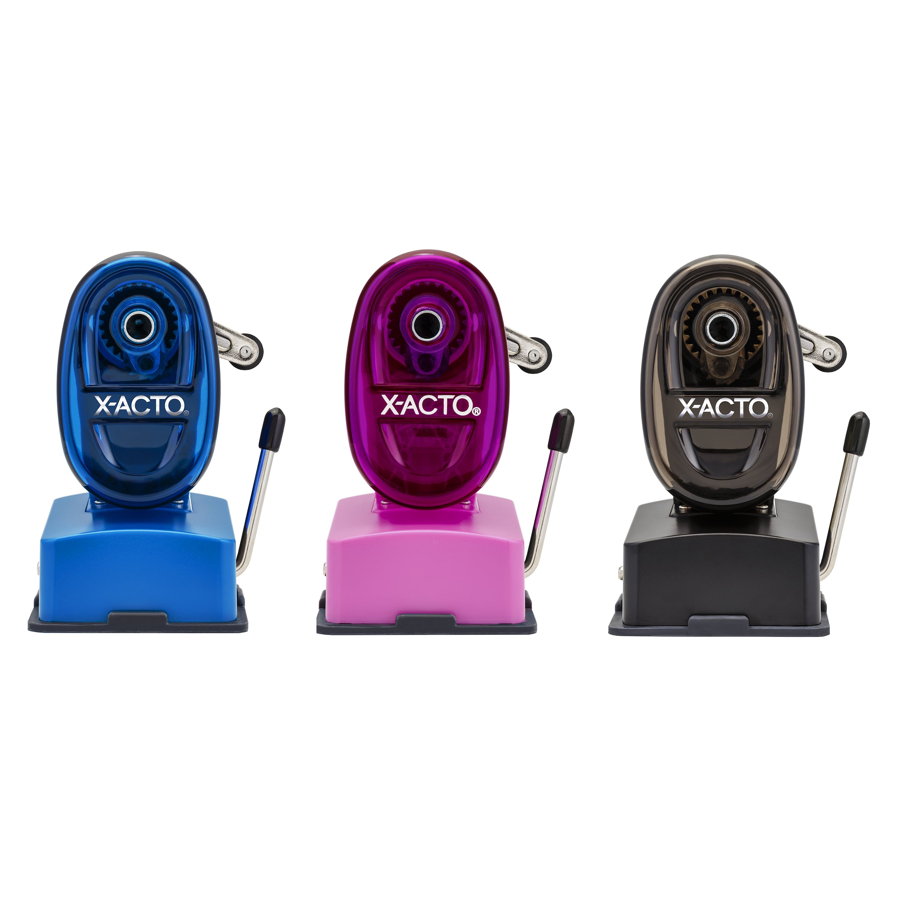 X-ACTO Bulldog Manual Pencil Sharpener, Assorted Colors
