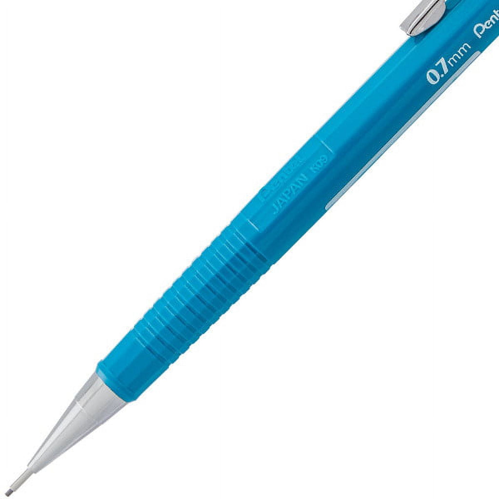 Pentel Sharp Mechanical Pencil 3 Pack Assorted Barrels (1 Each 0.5mm, 0.7mm, 0.9mm)