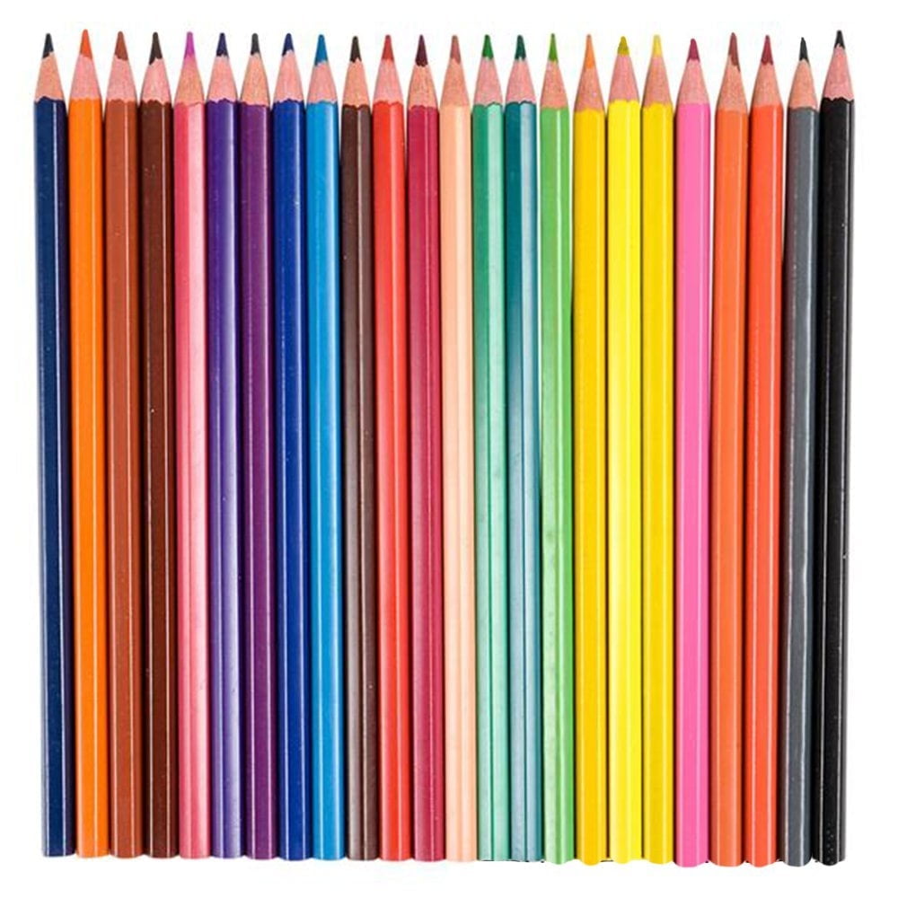 ArtCreativity 24-Count Pre-Sharpened Colored Pencils – Multi-Colored Set for Kids 6+ School, Art Projects & Creative Drawing Fun