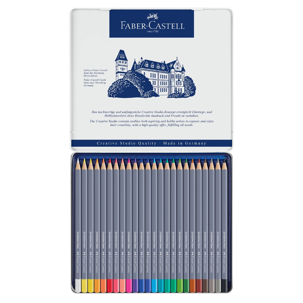 Faber-Castell Goldfaber Aqua Watercolor Pencils – 24 Vibrant Colors