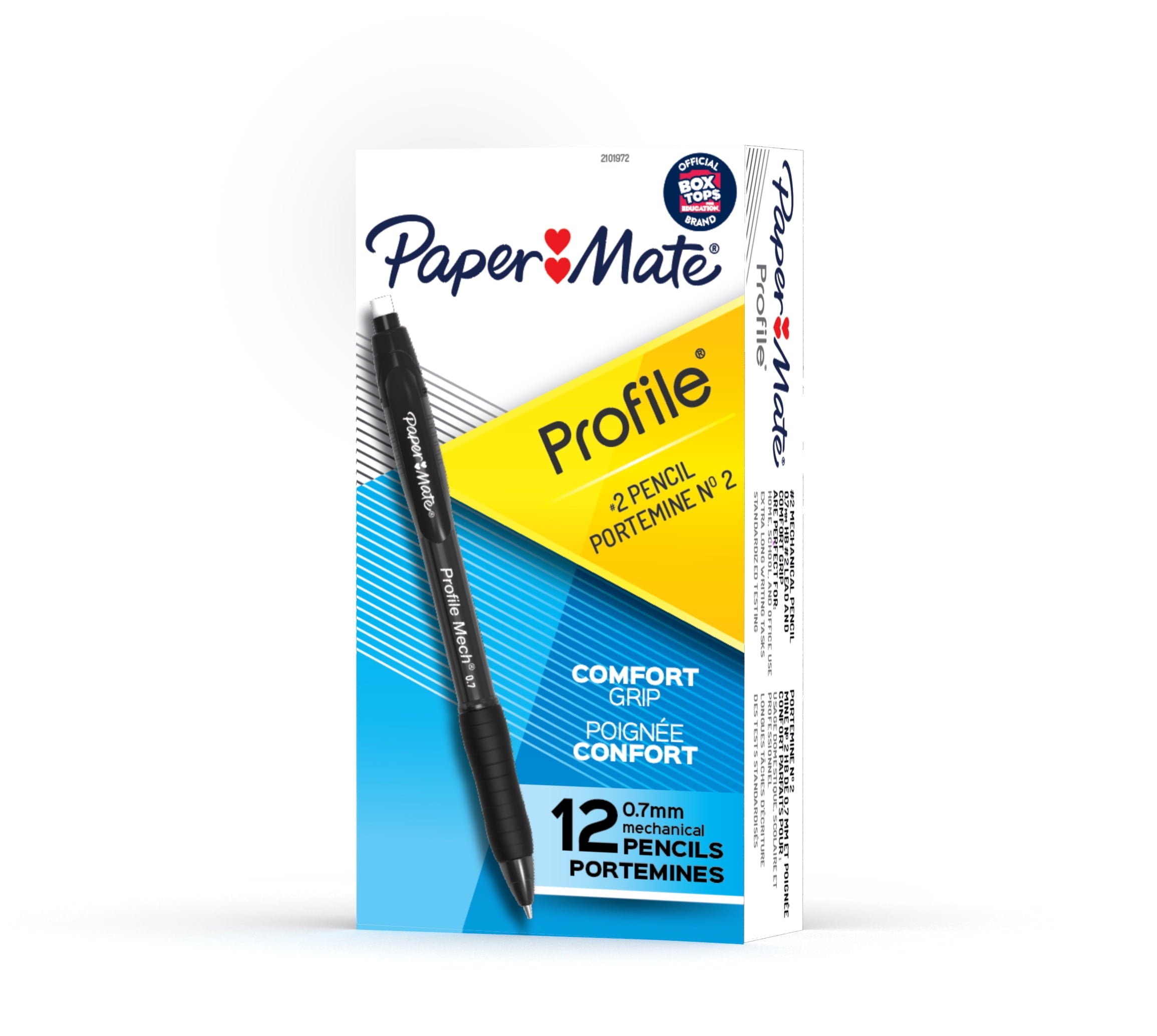 Paper Mate Profile Mechanical Pencil Set, 0.7mm #2 Pencil Lead, 12 Count