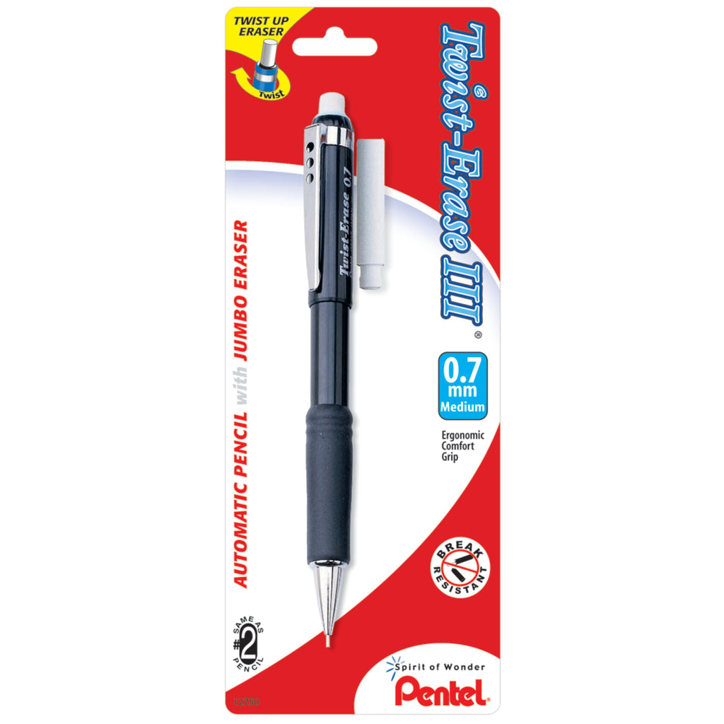 Pentel Twist-Erase III Mechanical Pencil, .7mm
