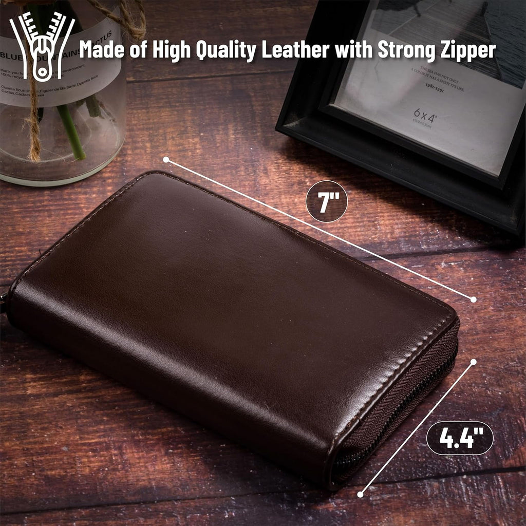 Mr. Pen- Metal Mechanical Pencil Set in Leather Case, 5 Sizes, 0.3, 0.5, 0.7, 0.9, 2mm