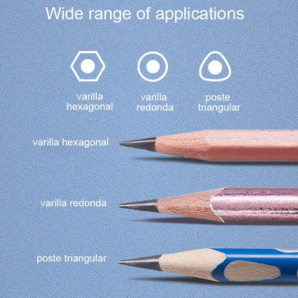 Deli Electric Pencil Sharpener Automatic Sharpener Pencil Sharpening Machine, Battery Operated,Pink