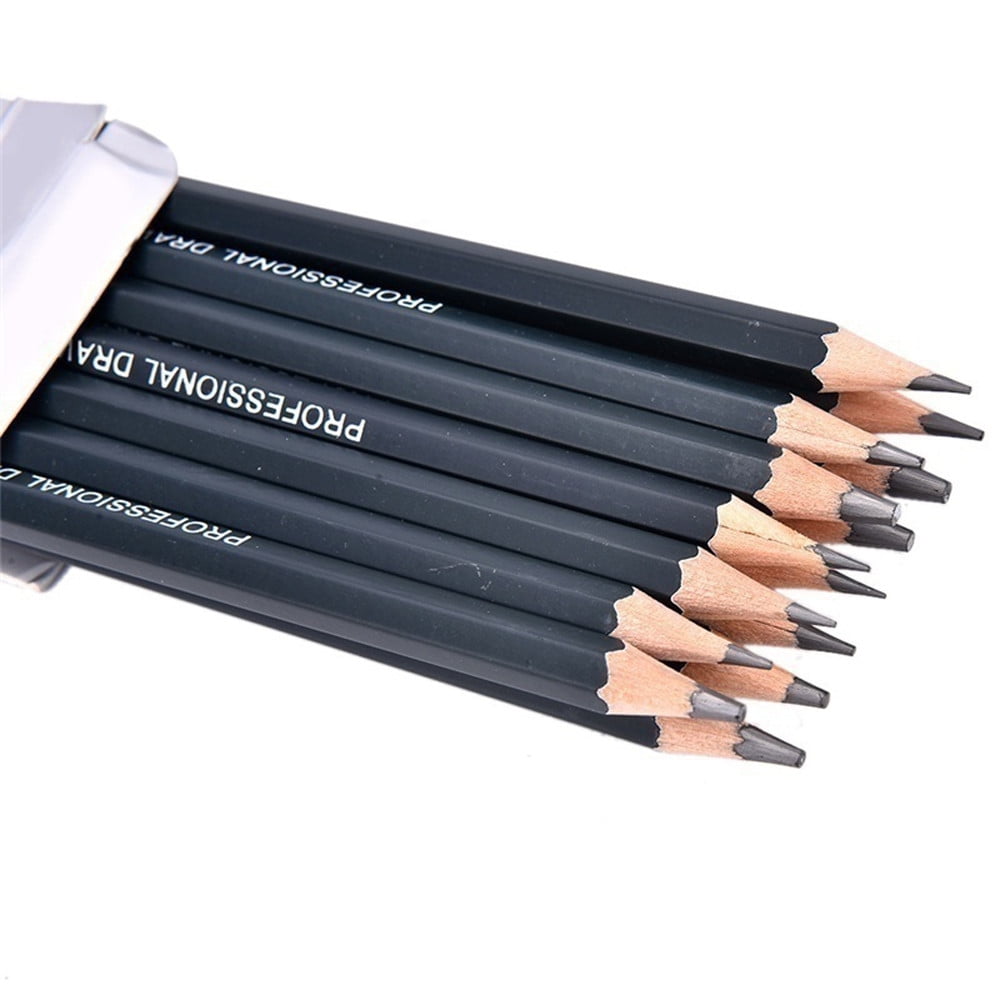 Openpig Drawing Sketch Pencil Set 14 PCS Sketching Pencils (6H - 12B) Graphite Pencils for Kid Adults Artists Student Beginners Professional